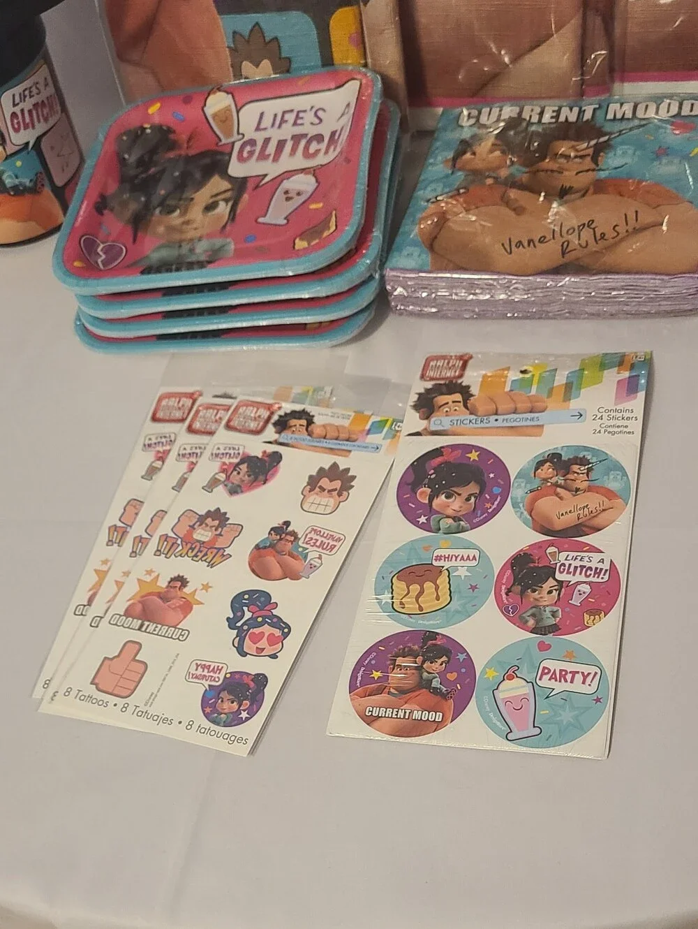 Disney Ralph Brakes The Internet Party Supplies Lot Of 34 Pieces